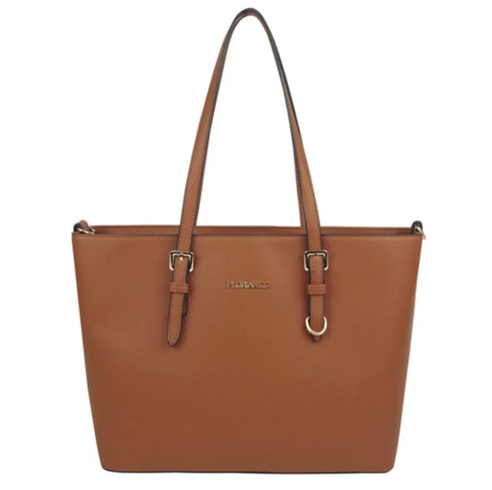 Flora en Co Saffiano Bag Camel 