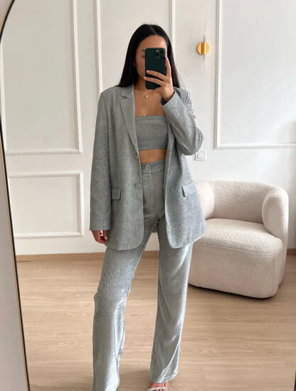 Sanne Glam Pants Silver