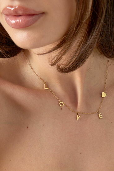 Necklace Love Gold