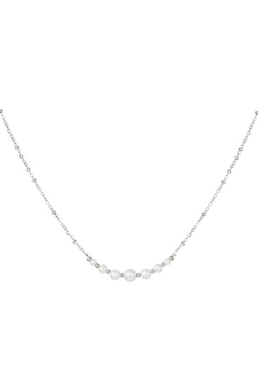 Necklace Pearl party Silver