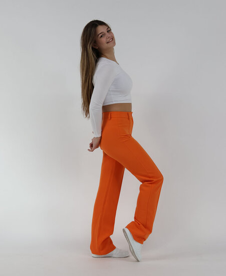 Sanne Stripe Pants Orange  (TALL)