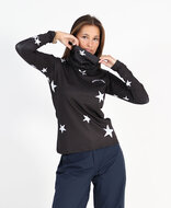 Stars Neckwarmer Black 