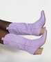 Cowboy Boots Purple