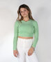 Leela Striped Top Green