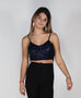 Sequin Top Navy Blue