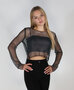 Mesh Glam Top Black