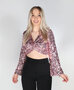 Knot Sequin Top Pink