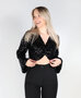 Knot Sequin Top Black