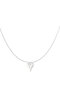 Necklace Titanium Heart Silver